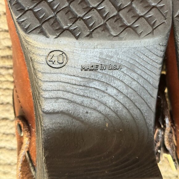 Ana Tech Clogs Women's Size 9/9.5 Brown Slingback 40 EU Comfort Shoes - Picture 8 of 9